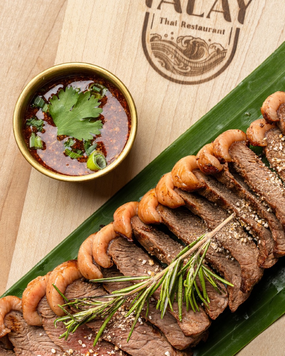 Talay menu Crying Tiger