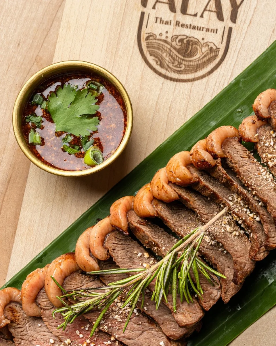 Talay menu Crying Tiger